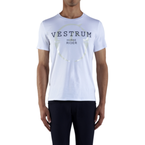 T-Shirt Uomo Bianca Logo Vestrum